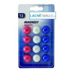 Magnety farebné mix 20mm - 12ks