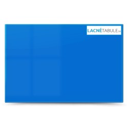 Sklenená magneticko suchostierateľná tabuľa - modrá GLASS (90x60 cm)