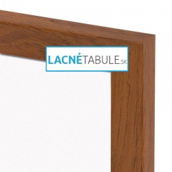 Magnetická tabuľa v dekoratívnom ráme - dubový MDF (150x100 cm)
