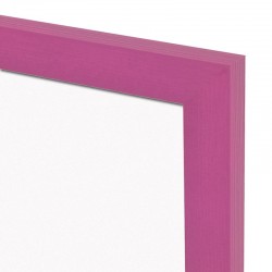Magnetická tabuľa v drevenom ráme - ružová WOOD (60x40 cm)