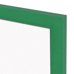 Magnetická tabuľa v drevenom ráme - zelená WOOD (60x40 cm)