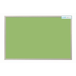 Magnetická tabuľa farebná v striebornom ráme - zelená MDF (30x40 cm)
