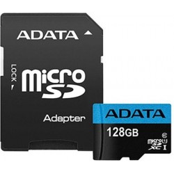 SD card ADATA MicroSDXC 128GB UHS-I 100/25MB/s + adapter