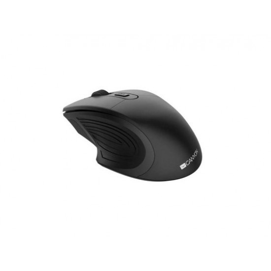 Myš Canyon CNE-CMSW15B, Wireless Optical Mouse, Pixart 3065, 1600 Dpi, Black