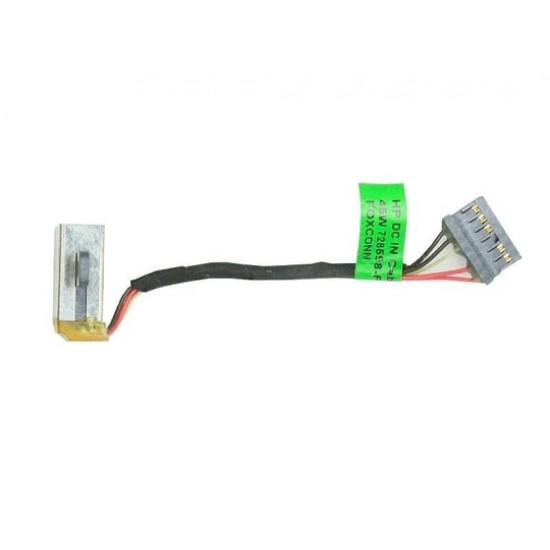 Notebook Internal Cable HP for EliteBook 1040 G1, 1040 G2, 1040 G3, DC Power Connector (PN: 749612-001, 728598-FD6, 728598-SD6)