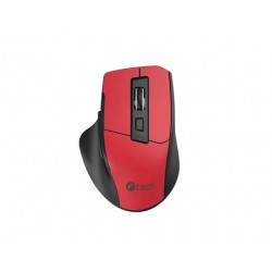 Myš C-Tech Ergo WLM-05, Wireless, 1600DPI, Red